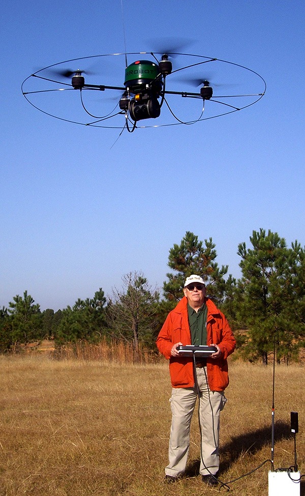 Dave Price Operating AirRobot's AR 100B UAV